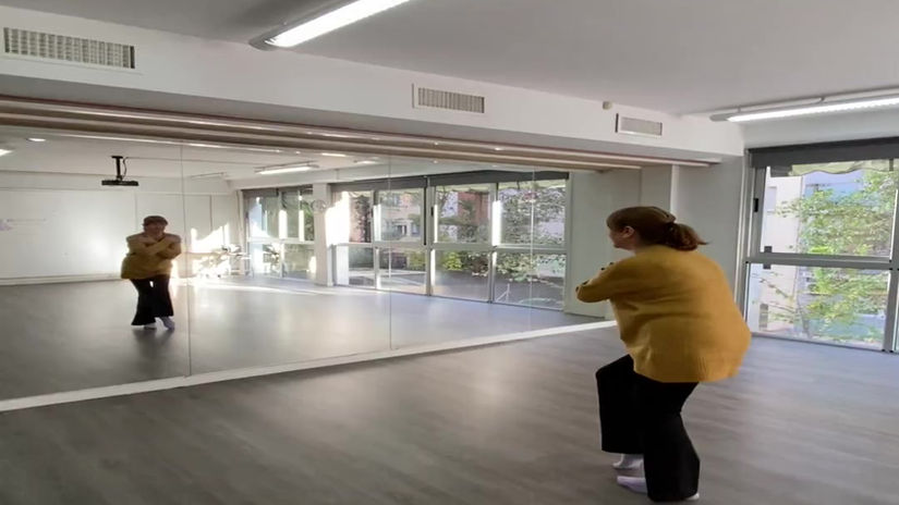 Clases de danza moderna, tipo jazz